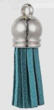 Pendant - Tassel - Faux Suede - 35mm x 10mm - 1 piece