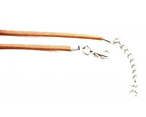 Ready To Wear: Faux Suede Cord with Imitation Leather Back - 2mm - 49cm