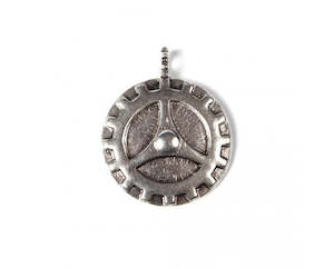 Steampunk: Pendant - Steampunk Gear - 43mm x 35mm - 1 piece - Antique Silver