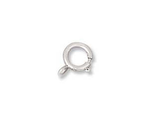 Sterling Silver Gold Filled And Silver Filled: Spring Ring Clasp - Sterling Silver (Closed Ring)