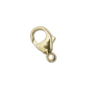 Sterling Silver Gold Filled And Silver Filled: Trigger Clasp - Gold Filled - 12mm - 1 piece