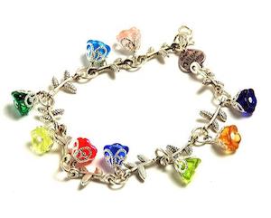 Project Collection: Flower Charm Bracelet