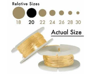 Gold Filled: Wire - Round - Half Hard - Gold Filled