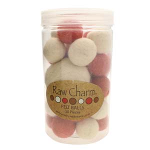 Mixed Media: Jewellery Made by Me - Felt Balls - 30 pieces