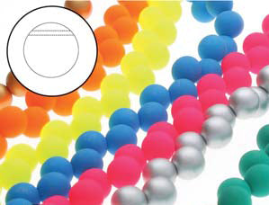 Czech And Preciosa: Czech - Round - Top Drilled Hole - 8mm - 1 strand (25 beads)