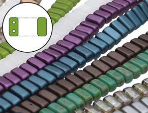 Czech And Preciosa: Czech - Bricks - 3mm x 6mm - 50 beads