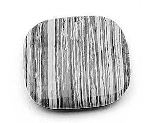 Glass: Glass - Square (Flat) - 35mm - 1 piece - Striped