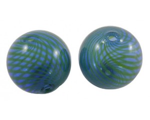 Hand Blown Glass - Venetian Style - Round - 20mm