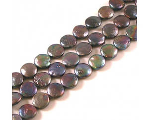 Freshwater - Coin - 38cm strand