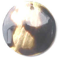 Shell: Shell - Brownlip - Round - 25mm - 1 piece