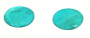 Shell - Pendant - Round - 25mm - 5 pieces