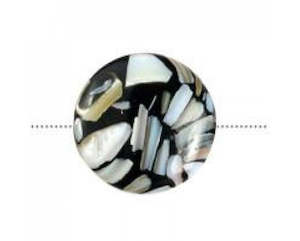 Shell - Mother of Pearl - Large Beads - Coin (Flat) - 1 piece