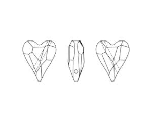 Swarovski - Wild Heart (5743) - 12mm - 1 piece