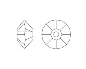 Swarovski - Faceted Spacer (5305) - 1 piece
