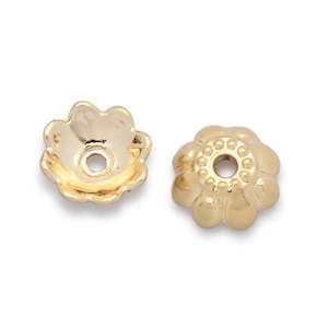 Bead Caps And Cones: Bead Caps - Metal - 10 pieces