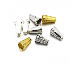 Bead Caps And Cones: Bead Cones - Metal - 8mm x 13mm - 20 pieces