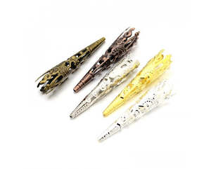 Bead Caps And Cones: Bead Cones - Column - 41mm x 8mm