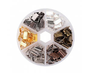 Findings: Kit - Crimp -  Ribbon End