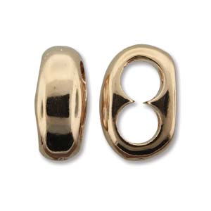 Half Bar Bracelet Slider - 5mm (ID) - 1 piece