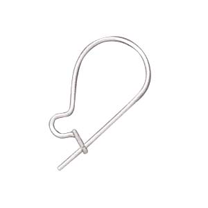 Earwire - Kidney Shape - Surgical Steel - 16mm - 1 pair