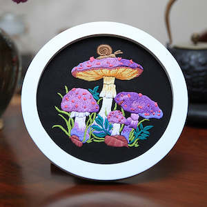 Crafting Catalogue: Kit - Embroidery - Mushroom Pattern