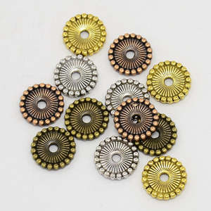 Beads: Metal - Disc (Round) - 12mm - 10 pieces