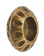 Metal - Rondelle (European Style) - 10mm x 4mm - 10 pieces