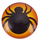 Beads: Cabochon - Spiders - 15mm - 2 pieces