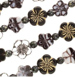 Bead: Czech - Table Cut - Mixes - 1 strand