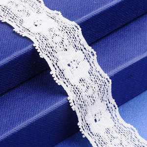 craft: Elastic Lace Trim - 1 meter