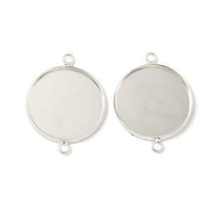 Bezel Connector - Round - Tray 18mm
