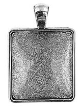 Findings: Bezel Pendant Kit - Square - 1 set