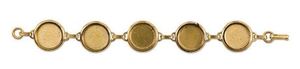 Findings: Bezel Patera Bracelet Kit - Nunn Design - Antique Gold