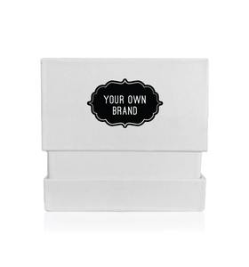 White Matte Finish Adjustable Gift Box - Small - Vintage