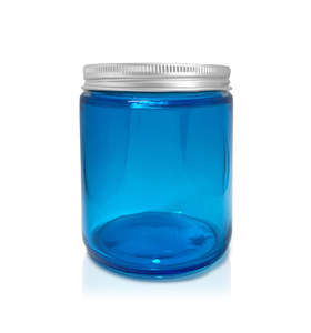 The Pharmacist Collection: Topaz Pharmacist Glass Jar with Silver Lid 200ml