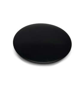 Bevel Edge: Black Metal Lid 9cm