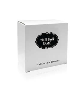 Macaron Collection: White Gloss Finish Gift Box - Macaron