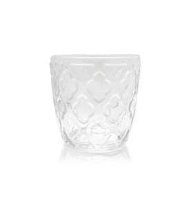Vintage Cut Glass Collection: Vintage Flare Clear Cut Glass Candle Jar - 150mls