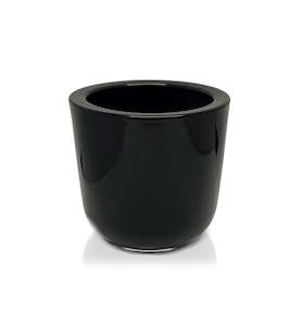 Thick Wall Glass Candle Jar - Black 150mls