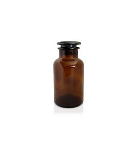 Amber Apothecary Glass Jar with Lid 60ml