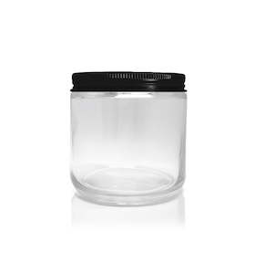 The Pharmacist Collection: Pharmacist Glass Jar with Black Lid 100ml