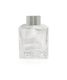 100ml Square Diffuser Bottle - Silver Collar