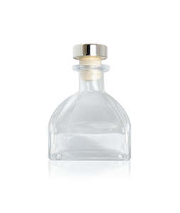 50ml Potion Diffuser Bottle with Square Base - Silver Cork
