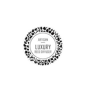 Diffuser Retail Packaging: 41. Artisan Luxury Reed Diffuser Label 3.5cm Dia - Transparent