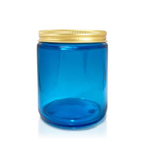 Make Your Own Body Butter: Topaz Pharmacist Glass Jar with Gold Lid 200ml
