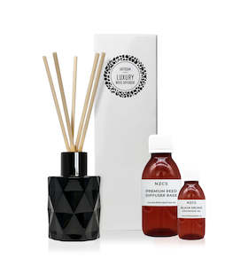 Diffuser Kits: 50ml Black Diamond Diffuser Bottle Kit - Black Collar