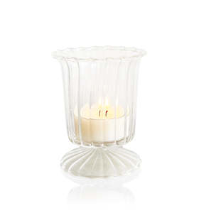 Floral Fluted Tea Light Holder