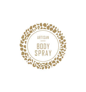 Make Your Own Perfume: 25. Artisan Body Spray Label 4.2cm Dia - Transparent with Gold Shiny Foil