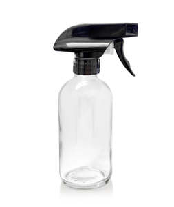 Room Spray: 250ml Glass Clear Bottle with Sprayer