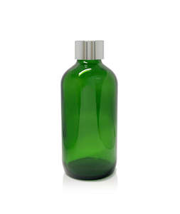 Christmas Sale: 250ml Green Pharmacist Diffuser Bottle - Silver Collar